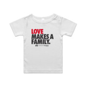 Tiny T-Shirt 'LOVE MAKES A FAMILY'